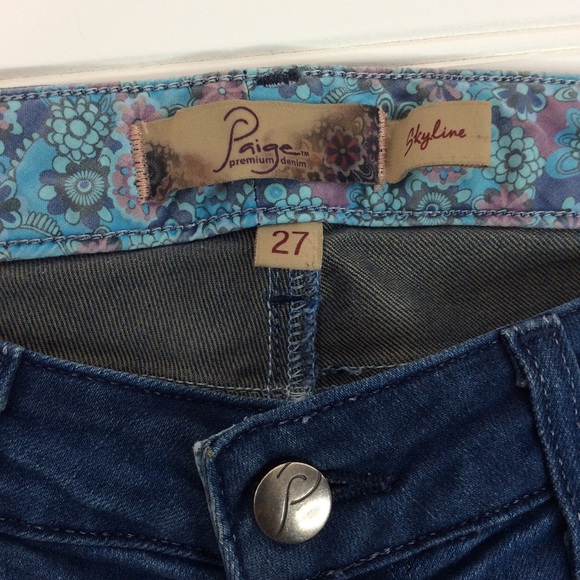 Paige Premium Blue Jeans Skyline 27 Womens Skinny - Picture 4 of 6